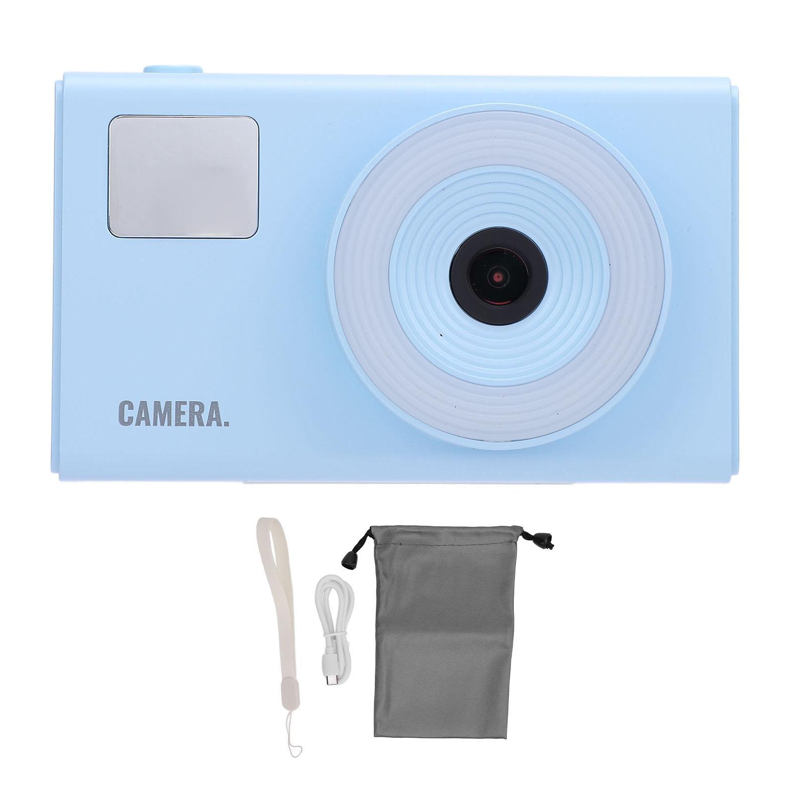 

4K Digital Camera 48MP HD 16x Zoom WDR Stabilization Music Beauty Retro Compact Camera with Fill білий
