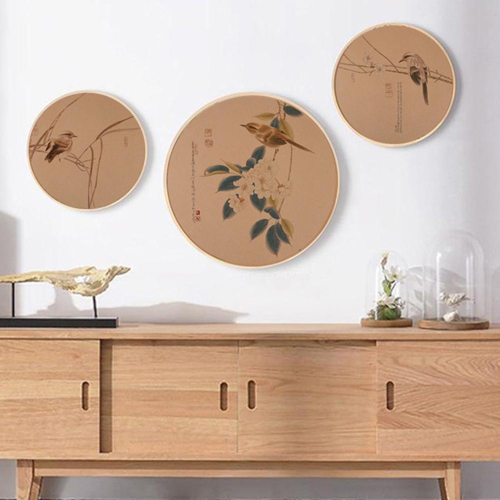 25 Pcs Round Paper Drawing Sketching Thickened Oily Hand Painting Kraft Paper Pad