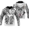 2024 Nuova Felpa con Cappuccio 3d Stampa Viking Harajuku Pullover Felpa con Cappuccio da Uomo Oversize Vintage Abbigliamento Maschile Autunno Manica Lunga