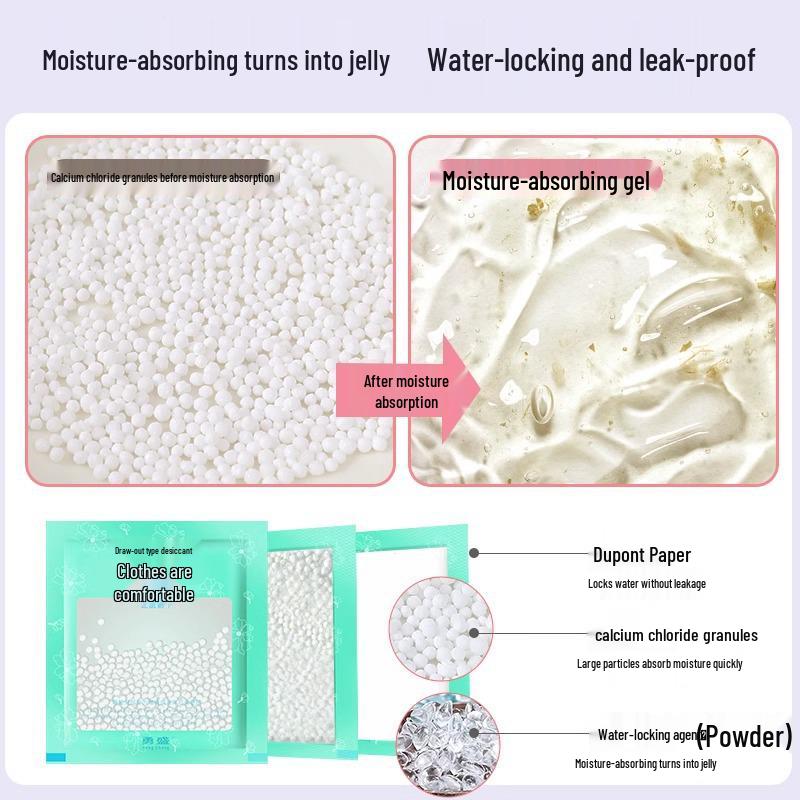 Aromatic Leak-Proof Dehumidifying Bag for Wardrobes and Shoes - Moisture & Mold Resistant Storage Solution