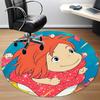 1pc Ponyo Office Round Area Rug, Under Office Chairs Bedroom Living Room Home Decor, Room Decoa1022165