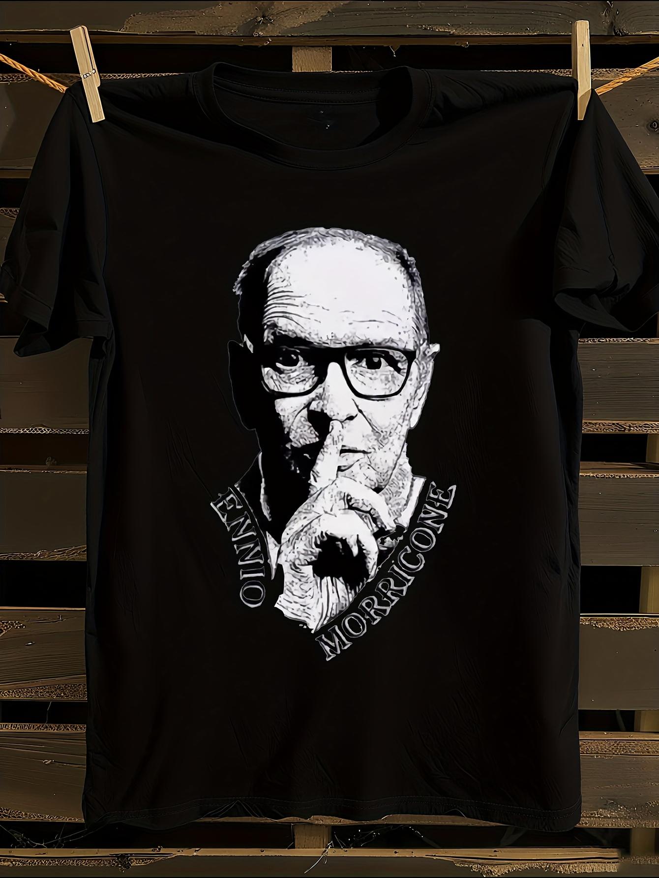 Ennio Morricone Vintage Music Composer T-shirt XL
