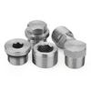 M8 10 12 14 16 18 20 22 24 25 27 30 -60 Metric Male Countersunk Flange Hex Square End Plug Cap 304 Stainless Steel Pipe Fitting