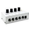 MultiDevice Audios Splitter Compactly Headphone Amplifier For Audios Engineers And Musicians High Fidelitys Sound Output