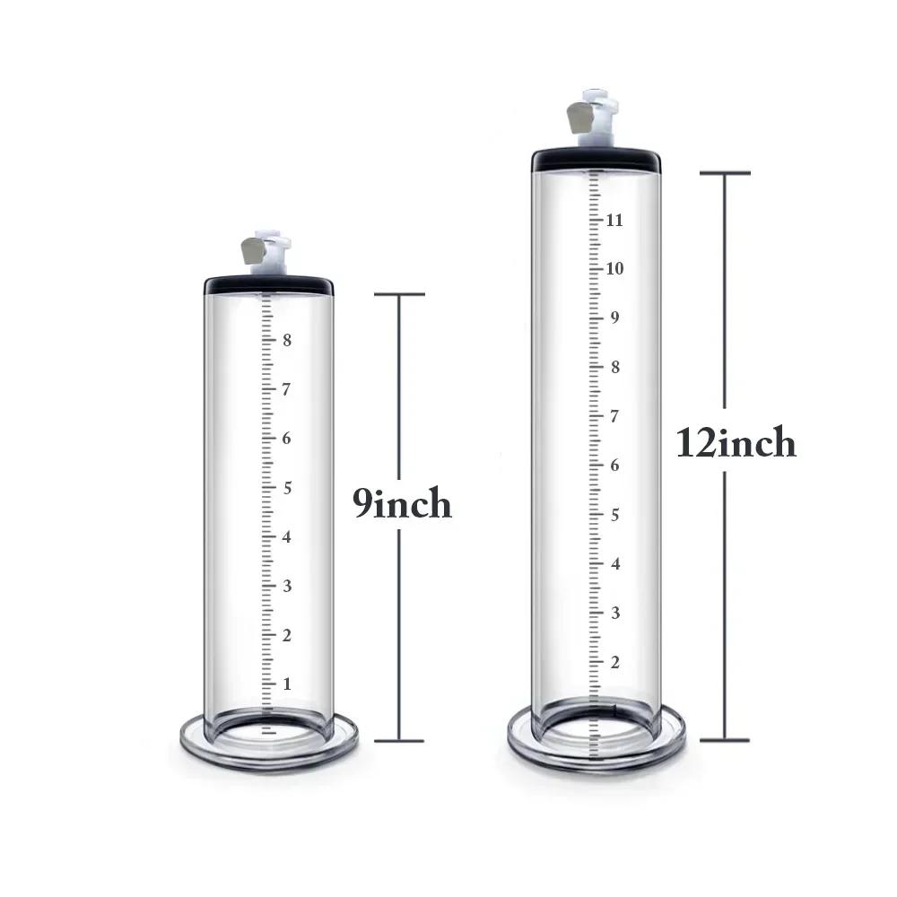 Pennis Enlargement Manual Vacuum Pump for Men Penis Enlarger Extender Cock Erection Stimulate Sex Tools Male Masturbation Toys