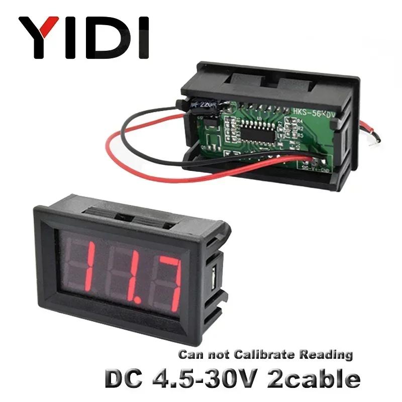 

0.56 AC 30-500V 10-600V AC Digital Voltmeter DC 3.5-30V DC 0-100V Red Green Blue LED Display Voltage Meter Tester Detector Red LED