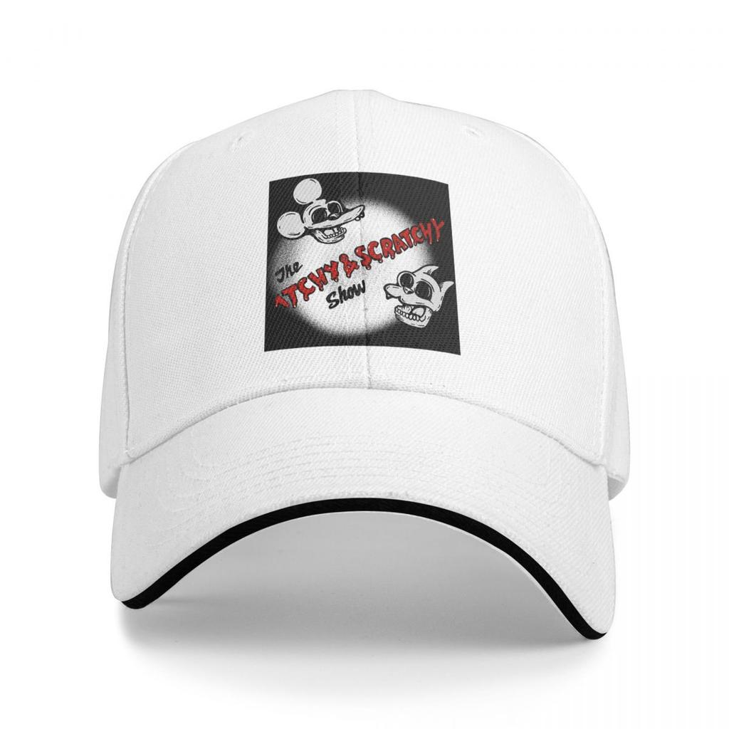 Unisex Baseball Hats The Itchy And Scratchy Show Cartoon Outdoor Streetwear Sports Baseball Caps Hip Hop Cap Casquette Hats