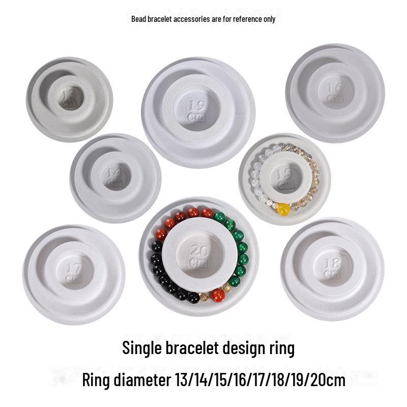 Sortierte Beflockte Schmuck-Präsentations- und Design-Tabletts für DIY-Armbänder und Halsketten