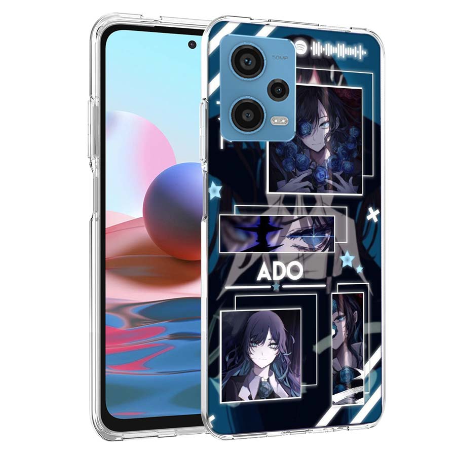 

Ado Album Kyogen Phone Case For Redmi Note 13 12 14 15 Pro Plus 13R 11 11T 11E 11S 10 Pro 10S 9 9S Cover Cell Clear TPU Capa Cas Redmi Note 13 5G