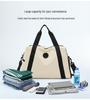 Large Capacity Travel Handbag with Dry/Wet Separation, Shoe Compartment, and Sports Fitness Storage