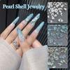 50Pcs Mix Ocean Series Pearl Shell  Starfish Jewelry Flash Nail Art Decorations Nails Accessories Charms Supplies