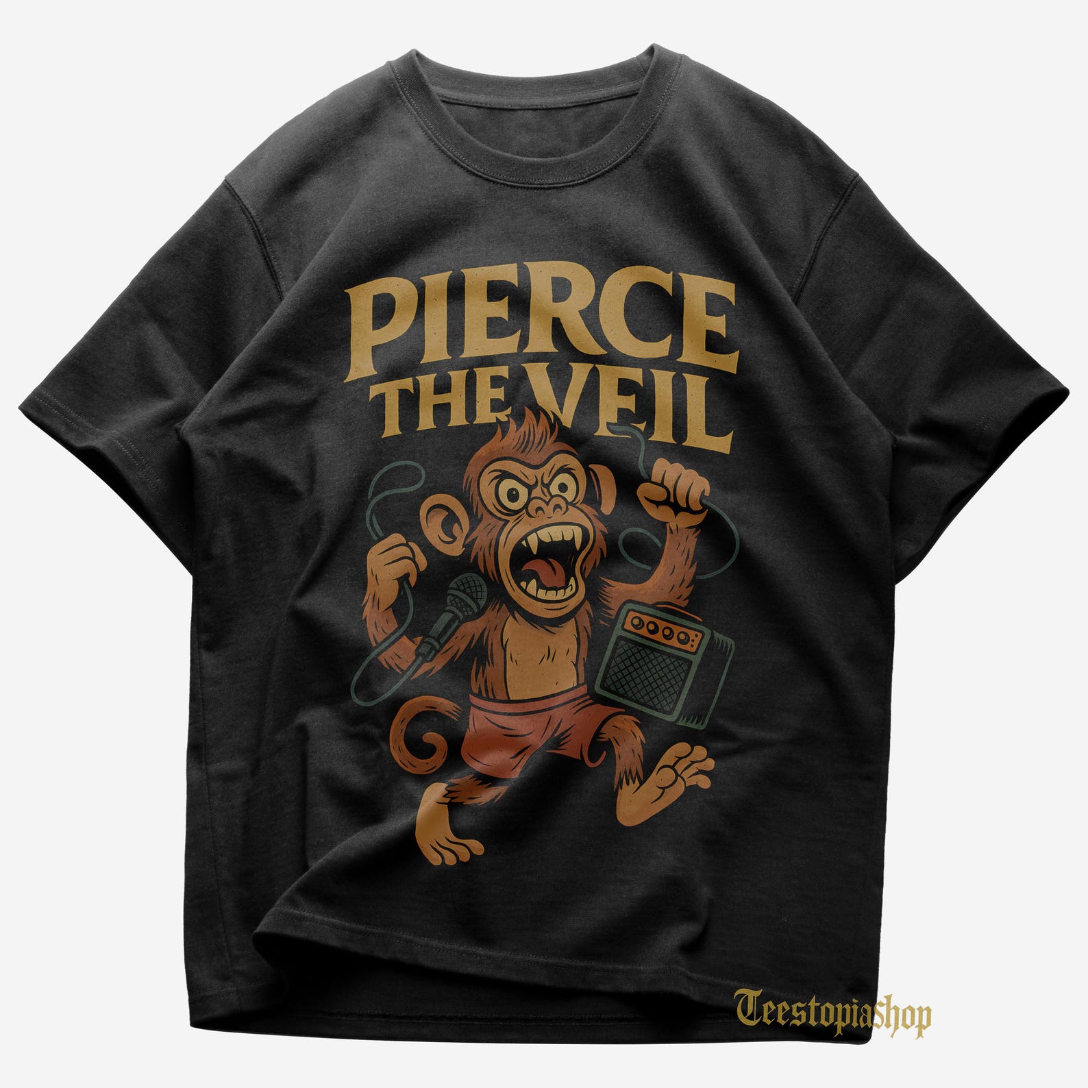 Pierce The Veil T shirt - Bulletproof Love - Circles - Pierce The Veil Merch - Rock Music Tee - Premium Music Apparel 2XL