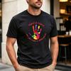Inspirational Hand In Hand Rainbow Handprint Unisex T Shirt We Can Make A Difference Casual Graphic Tee Harajuku Cotton Y2k Top