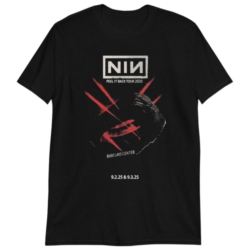 

Футболка NIN Peel It Back Tour 2025 Barclays Center 23 сентября L