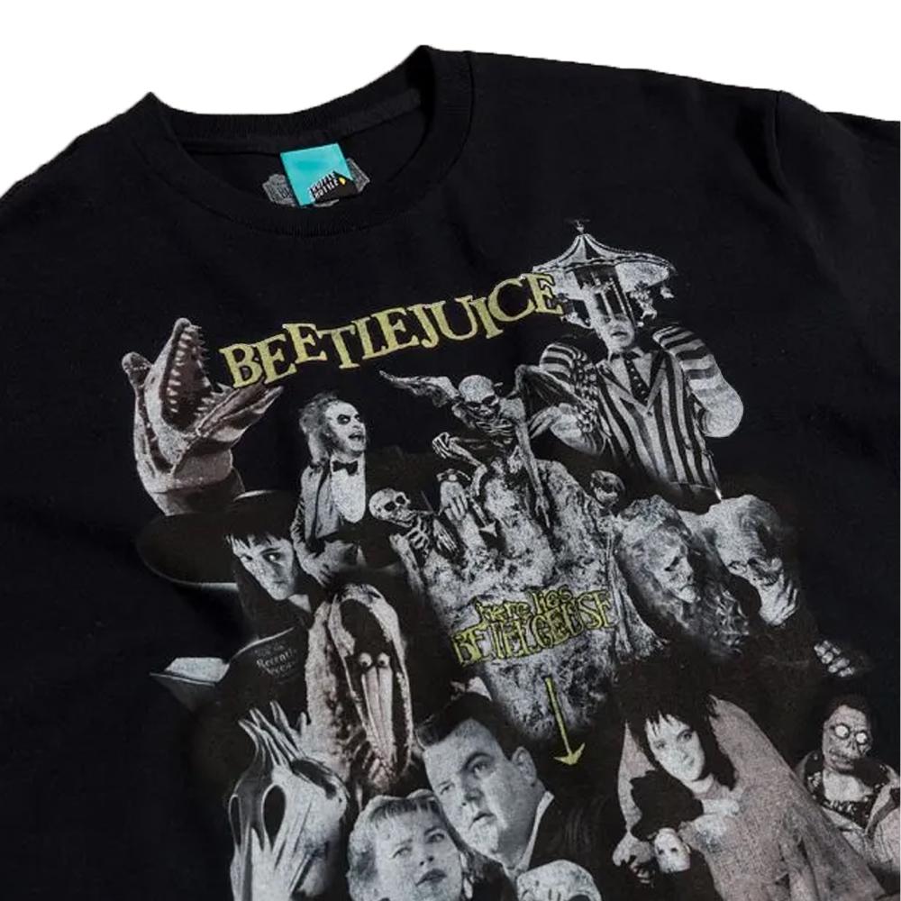 Beetlejuice Unisex Adult Montage T-Shirt
