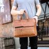 Men's Business Casual Handbag Briefcase - Crossbody Shoulder Bag for Office and Travel