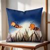 Mayas Adventures Cushion Cover Natural Linen Organic Fabric DoubleSided Printing Couch Pillow Covers Home Decor
