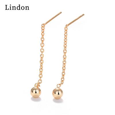 Lindon Women's Zircon Copper Alloy Earrings - Wedding Party Gift Pendant Earrings