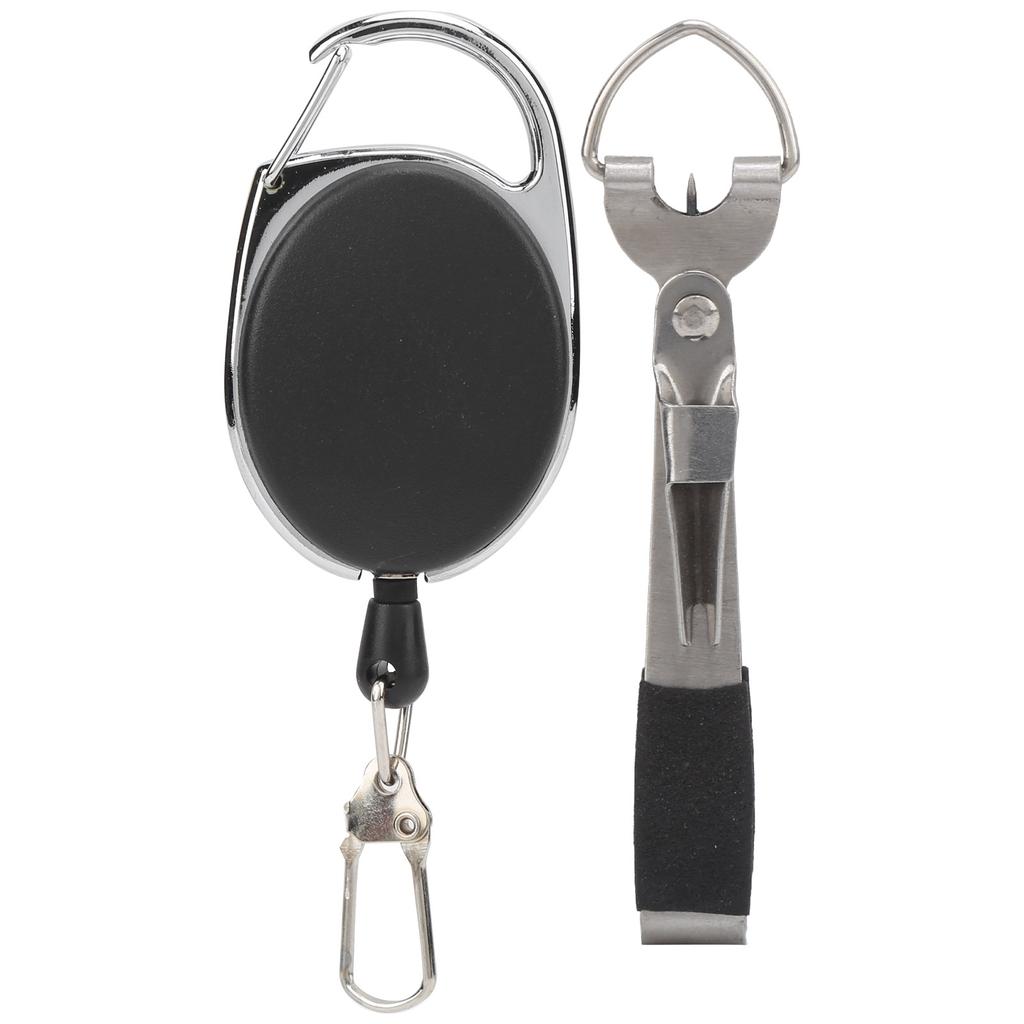 Instrument 3 în 1 din oțel inoxidabil și ABS pentru pescuit cu noduri rapide pentru tuns, cu breloc