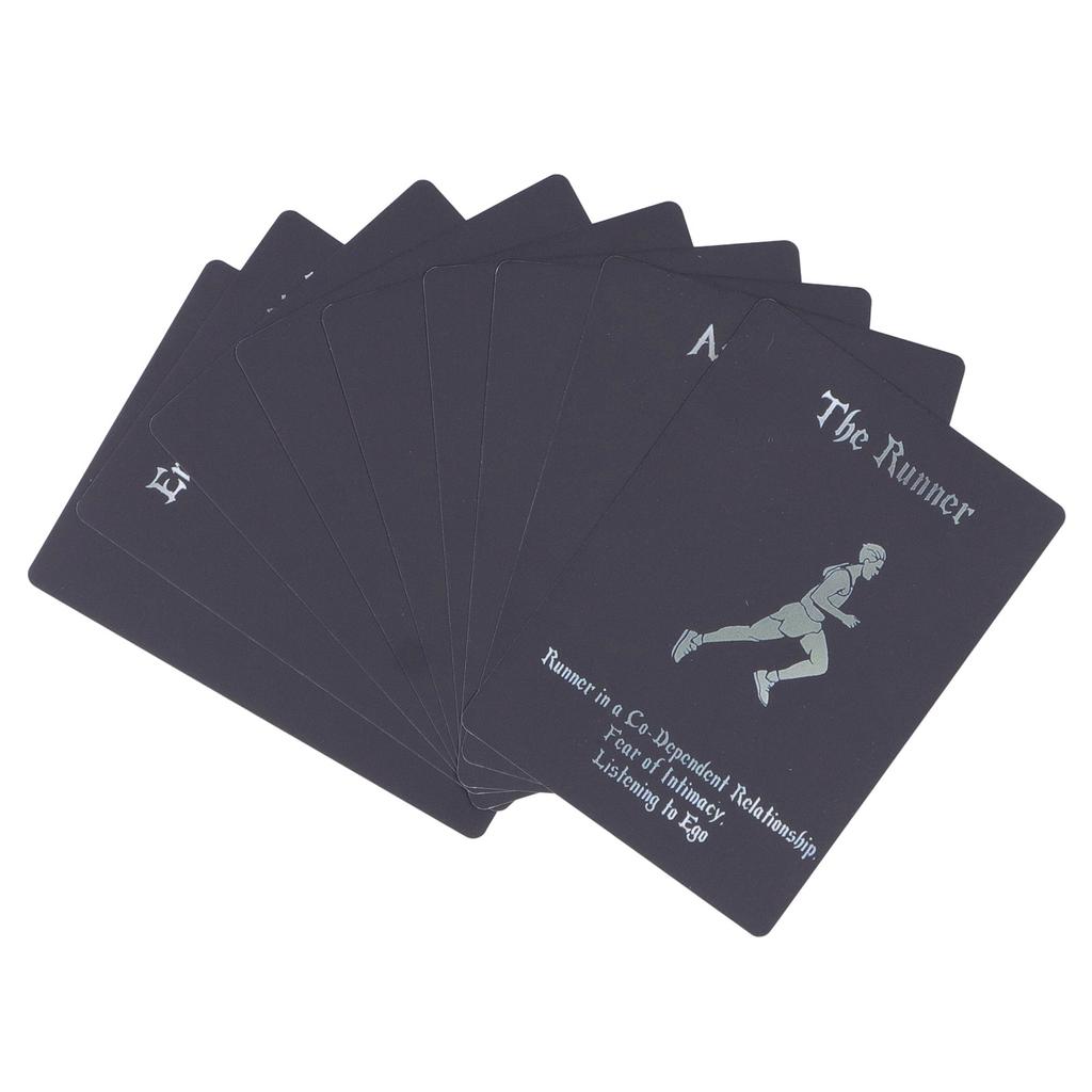 54 Decks Tarot Card Game English Language Coated Paper Forecasting Card Toy for Party Use