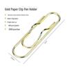 Metal Pen Clip: Strong Stationery Paper Clip for Office & Book Organization