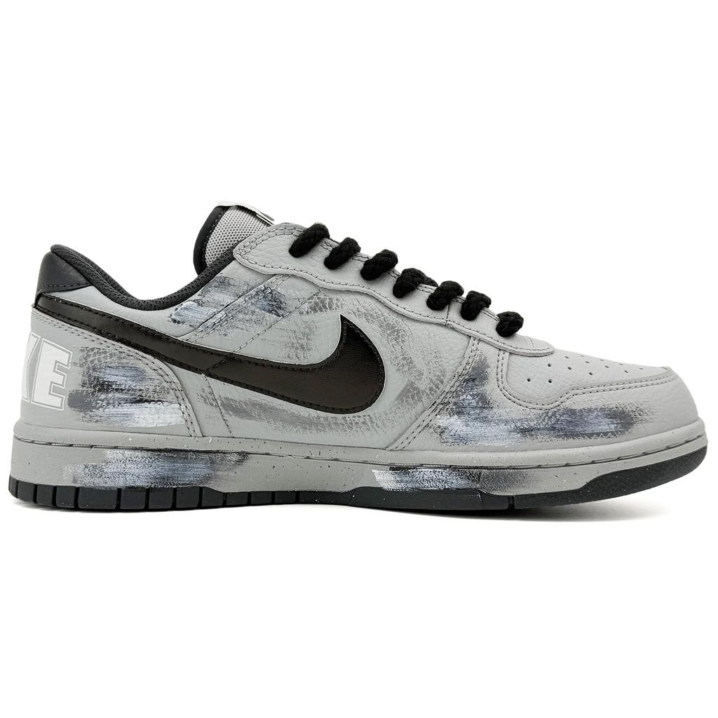 Nike Big Suixin, Eye Of God, Shopping Bag Cushioning Coverage Slip Resistant Low Top Skateboard Shoes Men's Gray 355152-017(Team45-)