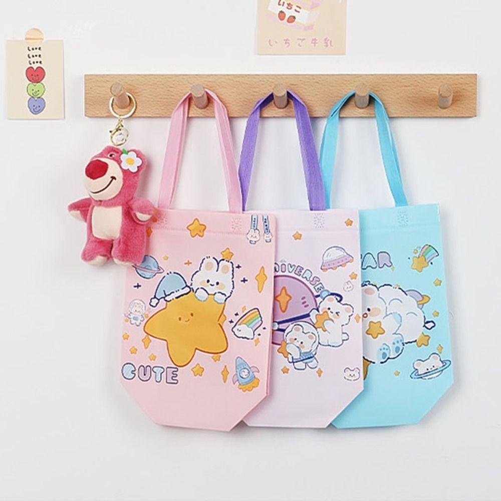 Non-Woven Non-woven Handbag Cartoon Shopping Bag Durable Children Tote Bag