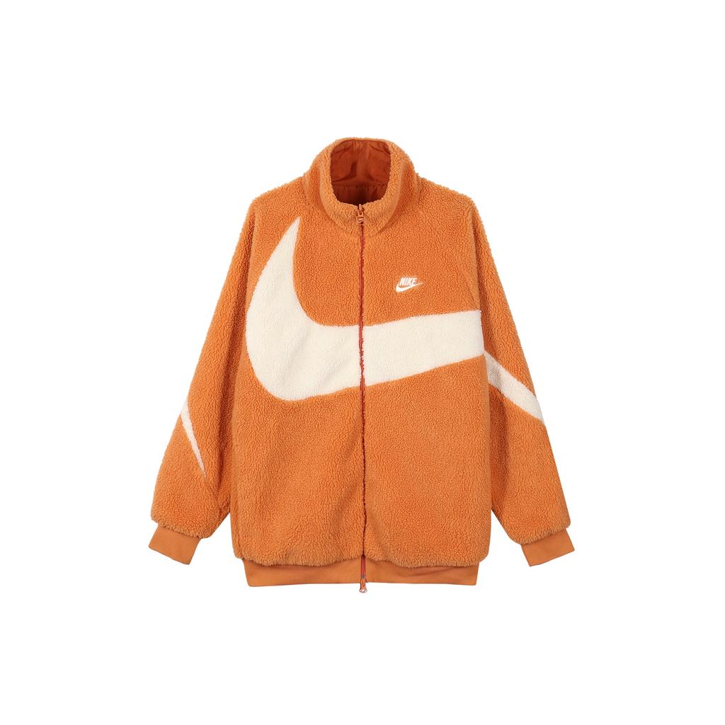 New Nike Big Swoosh Reversible Boa Jacket Asia Sizing BQ6546-808