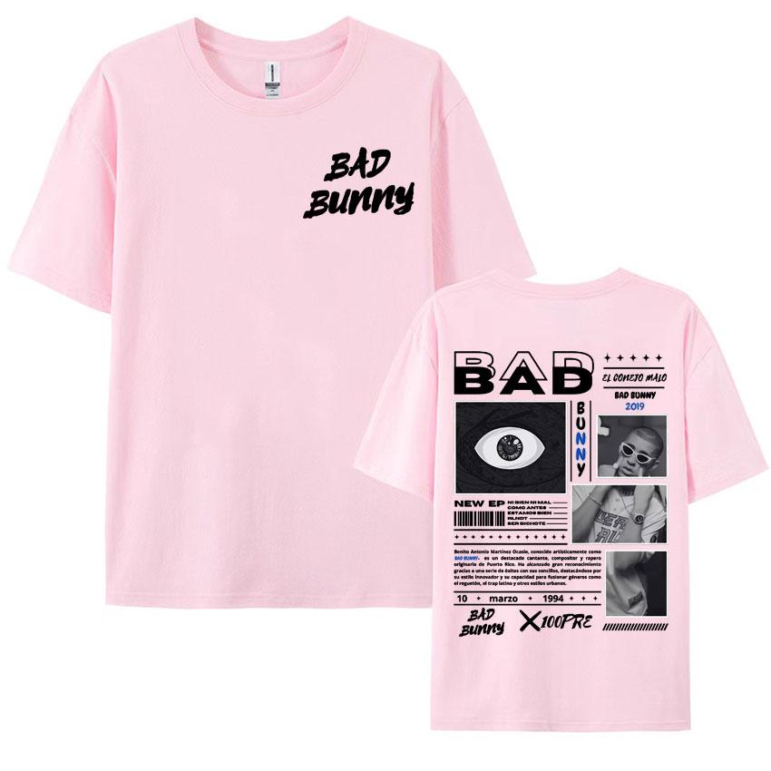 Rapper Bad Bunny Album Cover T Shirt for Men Women High Quality Casual Loose Tshirt Fashion Hip Hop Oversized Tshirt Streetwear