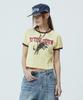 MAHAGRID Bite Lover Crop Ringer Tee Yellow(Mg2Gmft516A)
