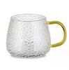 Creative Simple Glass Water Cup Hammer Pattern Cup Šálek čaje Skleněný pohár na mléko