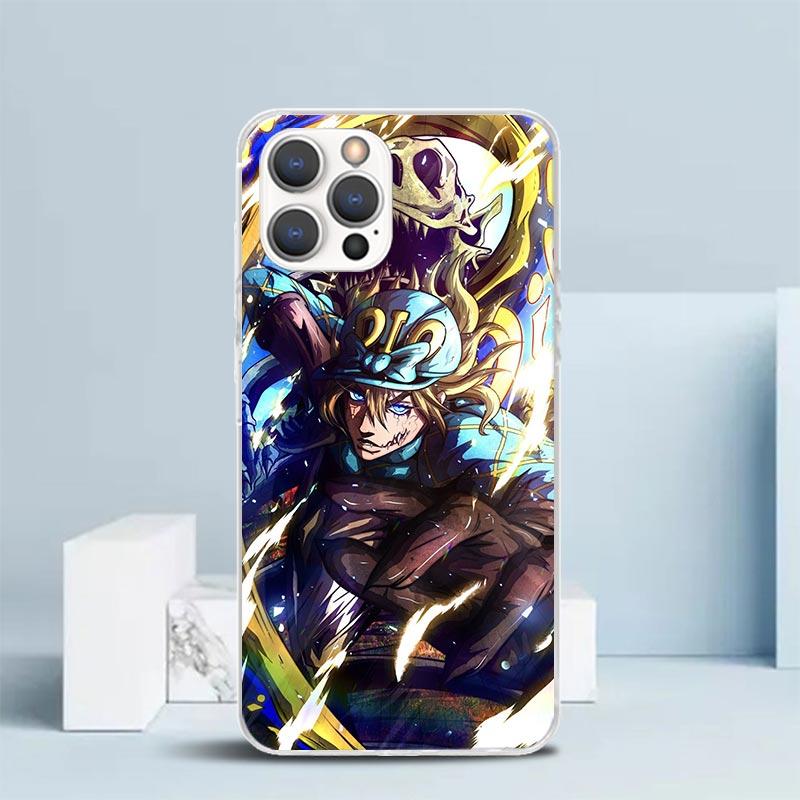 JoJo Adventure Dio Diego Brando Soft Cover for iPhone 16 17 Air 15 14 Pro Max 16E Phone Case 13 Mini 12 11 7 SE 8 Print Pattern