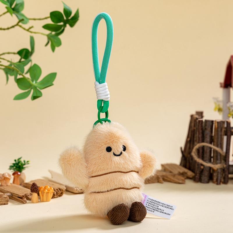 Humanoïde Fruit Pluche Hanger Gevulde Sinaasappel Tomaat Radijs Sleutelhanger Decor Pluche Beestje Voor Tas Cadeau 8-14cm pendant