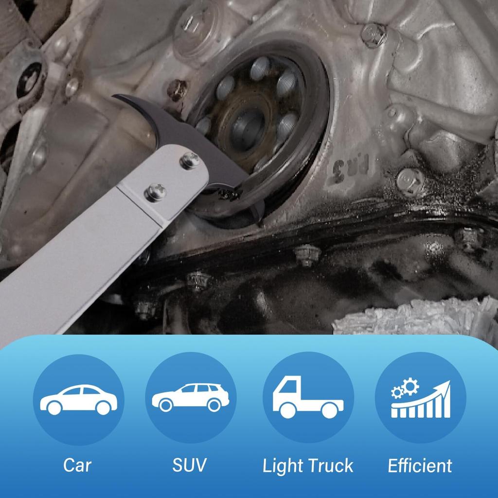 Seal Puller, Dual Hook Tip Designed Heavy-Duty Tool For Oil And Grease Seals Removal