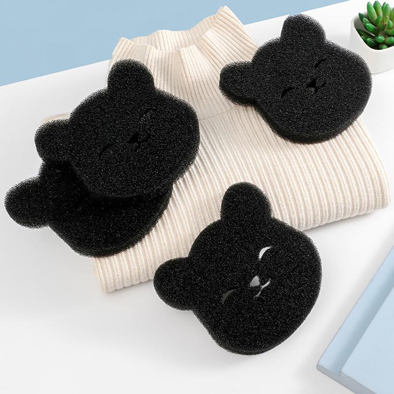 2Pcs Pet Hair Remover Bear Shape Laundry Ball Washing Machine Lint Catcher Reusable Clothes Sofa Cat Dog Hair Cleaning Sponge