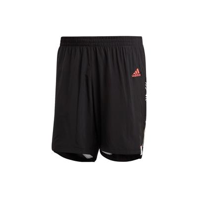 Logo Print Solid Color Loose Fit Shorts Men Shorts Black GD5029