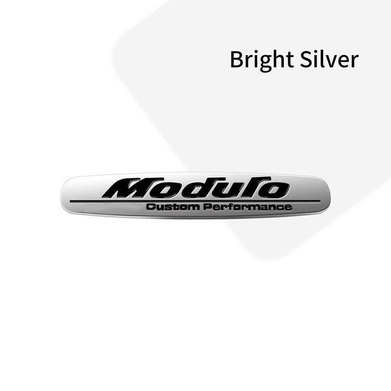 1Pc 3D Metal Car Styling Moduro Logo Emblem Side Fender Rear Trunk Badge Sticker For Civic Jazz Odyssey Accord Fit