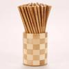 1/5 Pair Pure Manual Natural Bamboo Wood Chopsticks Healthy Chinese Carbonization Chop Sticks Reusable Hashi Sushi Chopsticks