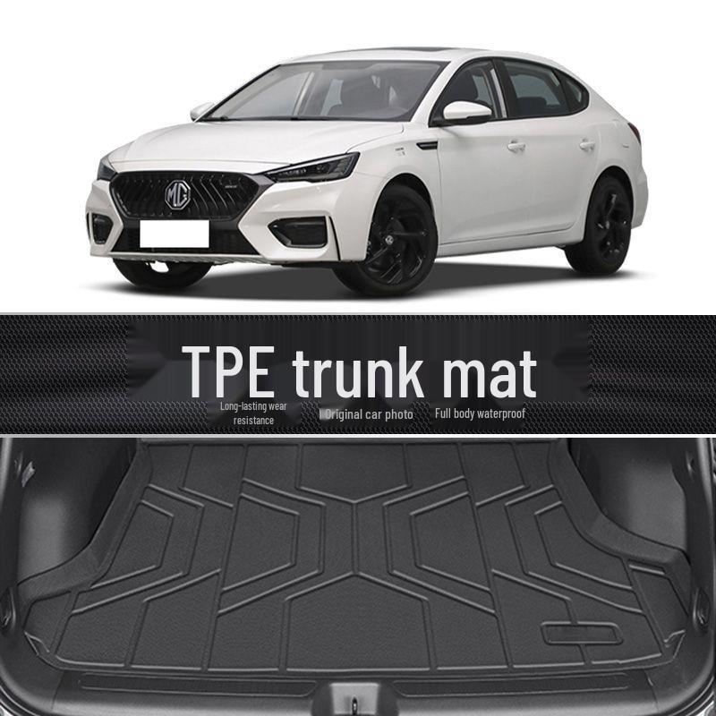 MG6 TPE Full Coverage Floor Mat Set: Driver's Seat, Upper Layer, Carpet, Trunk Mat, 26-Piece.