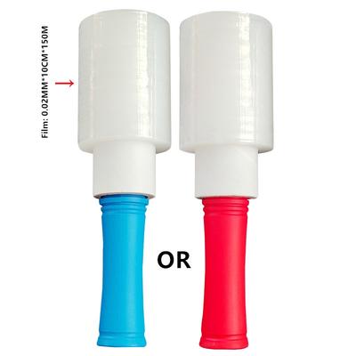 Stretch Wrap Film Stretch Wrap Shrink Wrap Cling Packaging Moving Easy To Use Rolling Handle Self-Adhering Pack