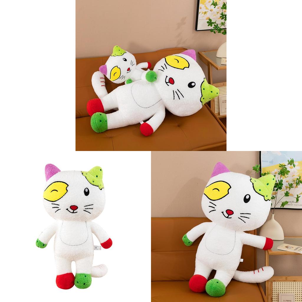 Big Ear Tutu Plush Cat Toy Doll With Pp Cotton Filling For Gift And Collection