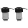 2Pcs 12363 12373 Air Jet Valves & Caps Ground Pool Air Injection Valves Replacement Caps Pool Air Injector Cover Easy To Use