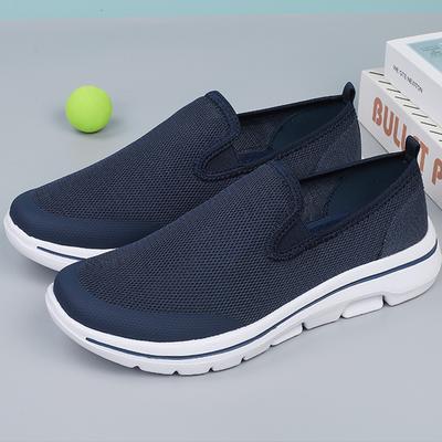 35-48 Buty męskie Duże rozmiary Ultralekkie oddychające buty męskie Flying Knit Slip-on Lekkie buty żeglarskie