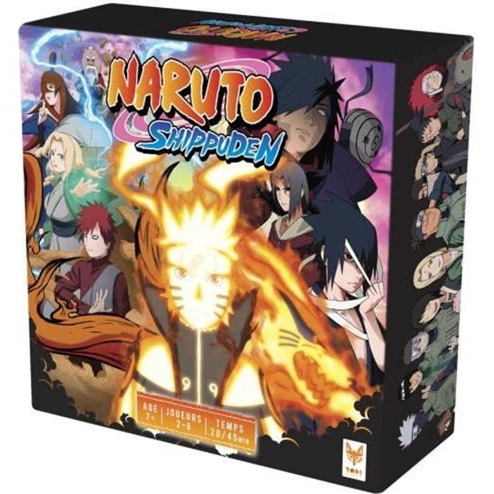 Naruto Shippuden Board Game - Topi Games - 30 Min - 2 Players or More - Red