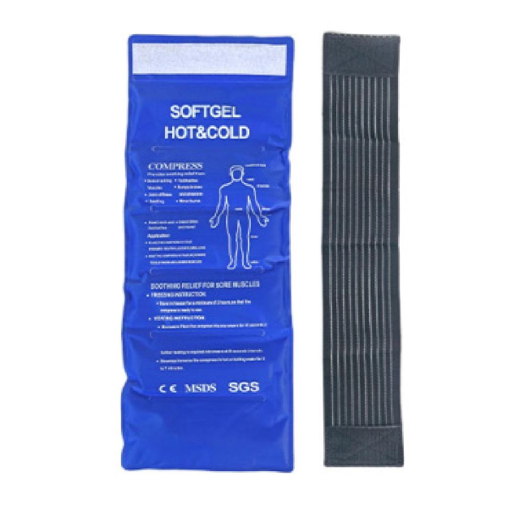 Soft Reusable Hot Cold Gel Pack Elastic Gel Ice Heat Pad Cold and Hot Wrist Ankle Gel Ice-Cold Pack Sports