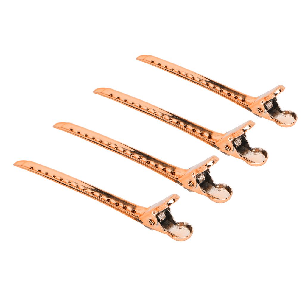 12pcs Duck Billed Hair Clips Large Opening Angle Tighter Clamping Force Convenient Practical Durable Hairstyle ToolRose