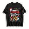 Family Christmas 2026 Making Memories Together Graphic Tee Pure Cotton T-shirt