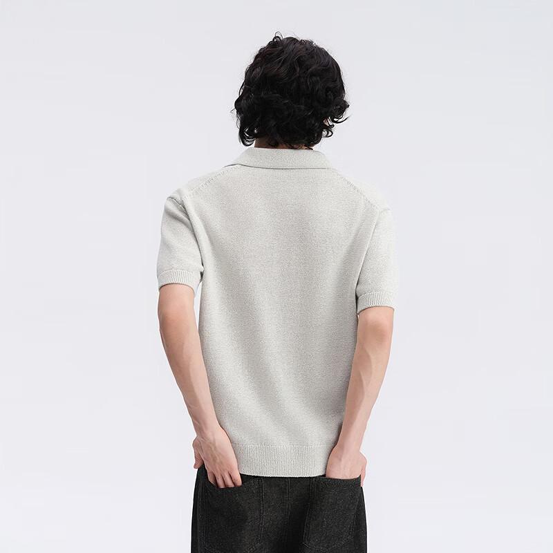 GXG Men's Seagull Collar Casual Polo Shirt
