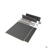 -Emuca Kit de tiroirs pour cuisine ou salle de bains Vertex avec réglages 3D, hauteur 93mm, avec panneaux inclus, module 600mm, Gris