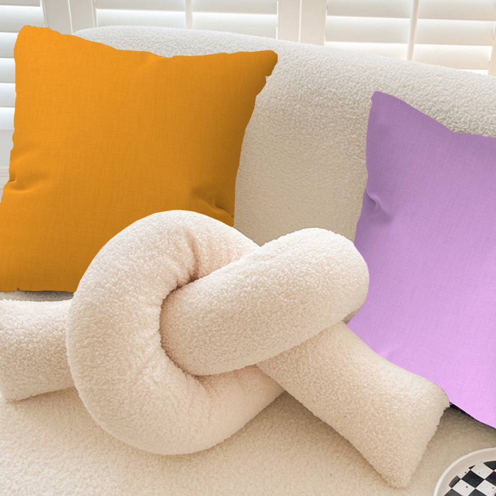 Federa Cuscino Moda Colore Unico Cuscino Decorativo Divano Decorazione Casa Custodia Federe Cuscino